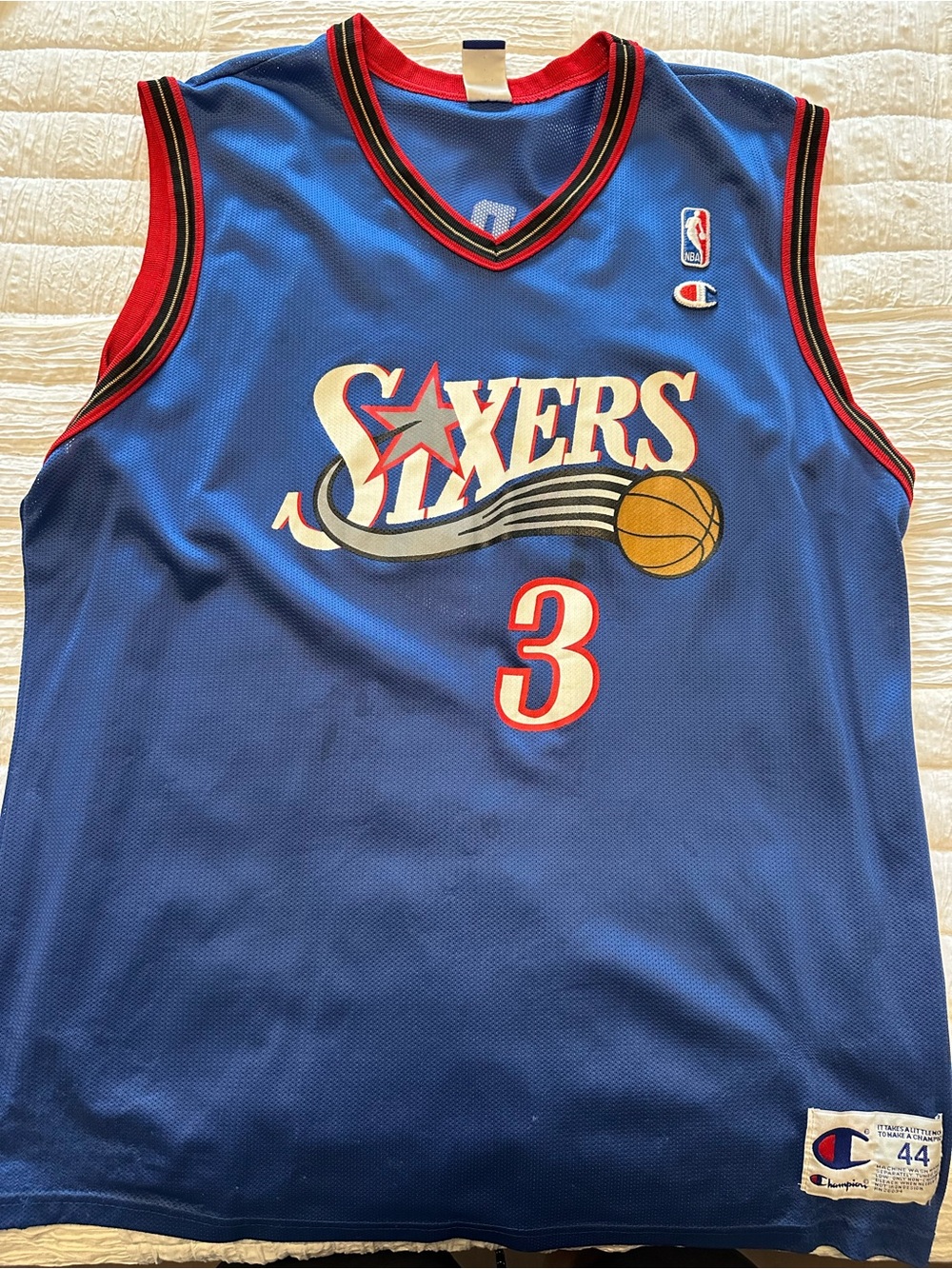 Allen Iverson Sixers #3 Basketball Jersey